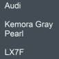 Preview: Audi, Kemora Gray Pearl, LX7F.